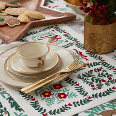 Christmastide Placemats, Set of 4 - Ivory