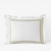 Double Border Premium Smooth Supima® Cotton Wrinkle-Free Sateen Sham - Ivory, Standard