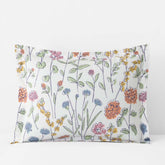 Garden Mirage Classic Cool Cotton Percale Sham - White Multi, King