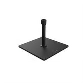 Low Profile Square Umbrella Base - Black, 50 lbs.