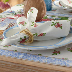 Garden Floral Cotton Napkins, Set of 4 - Natures Bouquet