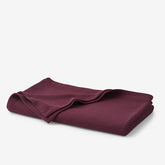 Cotton Weave Blanket - Merlot, Twin/Twin XL