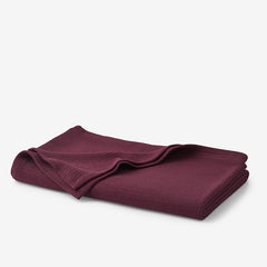 Cotton Weave Blanket - Merlot, King/Cal. King