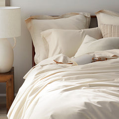 Brushed Cotton Sham - Sand, King