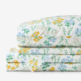 Isadora Classic Cool Cotton Percale Bed Sheet Set - Floral, Twin