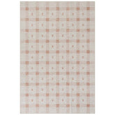 Modern Plaid Washable Rug - Orange, 2' 6" x 8' Runner