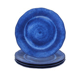 Campania Melamine Salad Plates, Set of 4 - Blue