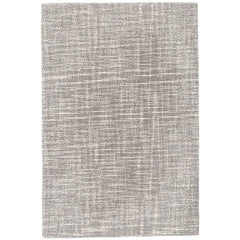 Crosshatch Hand Hooked Wool Rug - Gray, 8' Runner
