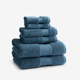Regal Egyptian Cotton 6-Piece Bath Set - Ocean Blue