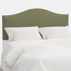 Saddle Textured Linen Headboard - Laurel, Queen