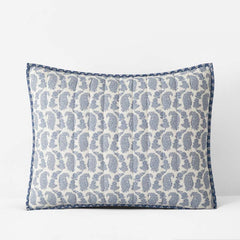 Jiya Reversible Quilted Sham - Blue, Standard