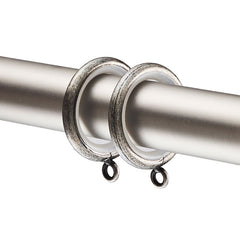 .75" Drapery Rings, Set of 10 - Pewter, OS