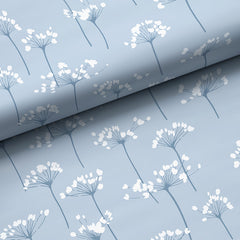 Dandelion Removable Wallpaper - Pale Blue, Swatch