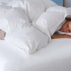 Luxurious Imperial German Batiste Down Comforter - White, King/Cal King