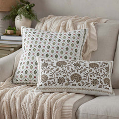 Artisan Chic Decorative Lumbar Pillow Cover - Gold, 12 in. x 21 in.