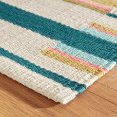 Everly Handwoven Cotton Rug - Multi, 5' x 8'