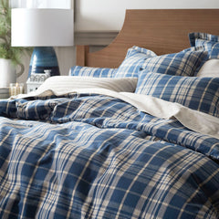 Classic Plaid Ultra-Cozy Cotton Velvet Flannel Sham - Scot, King