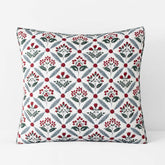Elderberry Reversible Quilted Sham - White, Euro