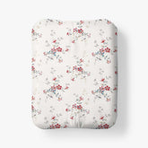 Rupa Premium Smooth Sateen Fitted Bed Sheet - Cream Multi, Twin