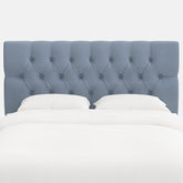 Park Tufted Velvet Headboard - Ocean, Queen
