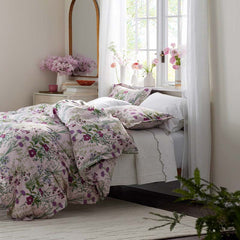 Bloom Meadow Classic Smooth Sateen Flat Bed Sheet - Blush, Full