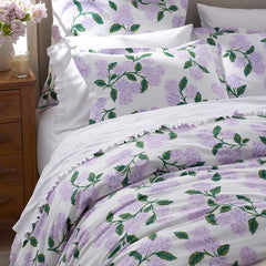Hydrangea Classic Cool Cotton Percale Sham - Lilac, King