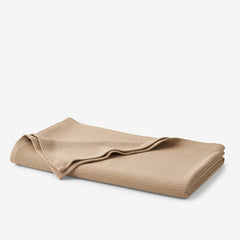Cotton Weave Blanket - Sand, Twin/Twin XL