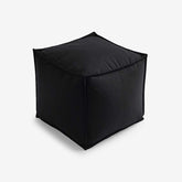 Indoor/Outdoor Pouf - Black, Small