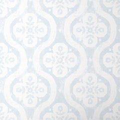 Chateau Traditional Wallpaper - Sky Blue, Swatch