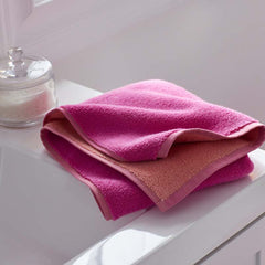 Reversible Solid Hand Towel - Magenta