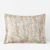 Julienne Classic Cool Cotton Percale Reversible Sham - Mini Floral Taupe, King