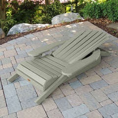 Folding and Reclining Adirondack Chair - Eucalyptus
