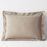 Classic Cool Cotton Percale Sham - Cocoa, King