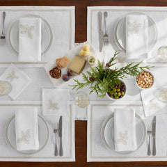 Metallic Napkins, Set of 4 - Holly