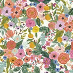 Garden Party Traditional Wallpaper - Rose Multi, Roll