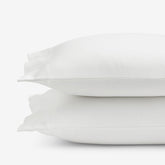 Classic Ultra-Cozy Cotton Velvet Flannel Pillowcase Set - White, King