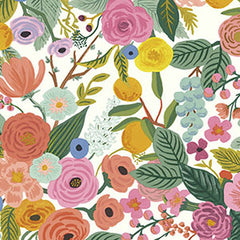 Garden Party Traditional Wallpaper - Rose Multi, Swatch