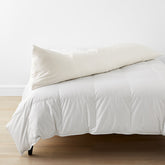 Classic Smooth Wrinkle-Free Sateen Body Pillow Cover - Creme