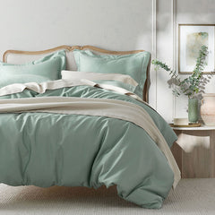 Premium Smooth Supima® Cotton Wrinkle-Free Sateen Sham - Sea Mist, King