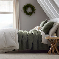 Air Layer Sham - Green, Euro