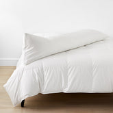 Classic Smooth Wrinkle-Free Sateen Body Pillow Cover - White