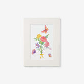 Butterflies & Flowers Wall Art - Pink