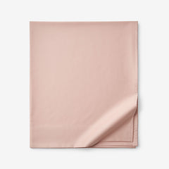 Premium Smooth Supima® Cotton Wrinkle-Free Sateen Flat Bed Sheet - Rose, Deep Pocket Cal. King