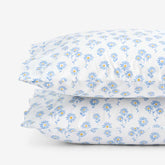 Isadora Classic Cool Cotton Percale Pillowcase Set - Flower, Standard