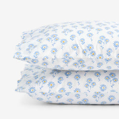 Isadora Classic Cool Cotton Percale Pillowcase Set - Flower, King