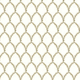 Laurel Traditional Wallpaper - Gold, Roll