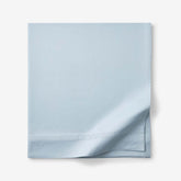 Luxe Smooth Egyptian Cotton Sateen Flat Bed Sheet - Sky Blue, King/Cal. King