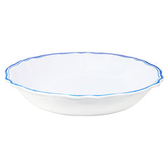 Maison Melamine Serving Bowl - White/Blue