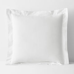 Classic Cool Cotton Percale Sham - White, Euro