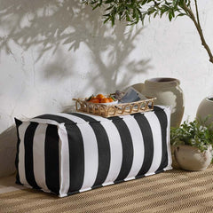Indoor/Outdoor Pouf - Cabana Classic, Large